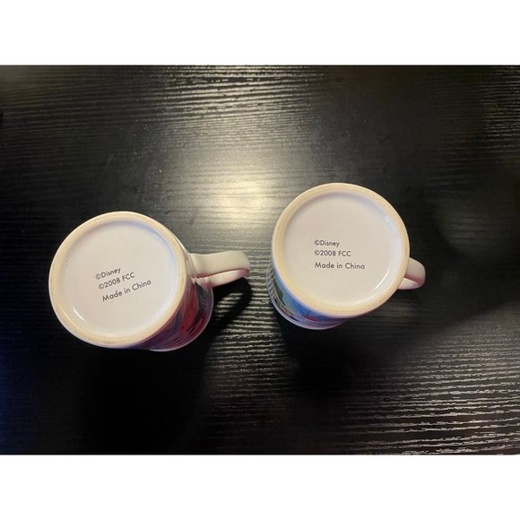 Disney Princess coffee mug cup 2008 Holiday Christmas set of 2 - Picture 8 of 9